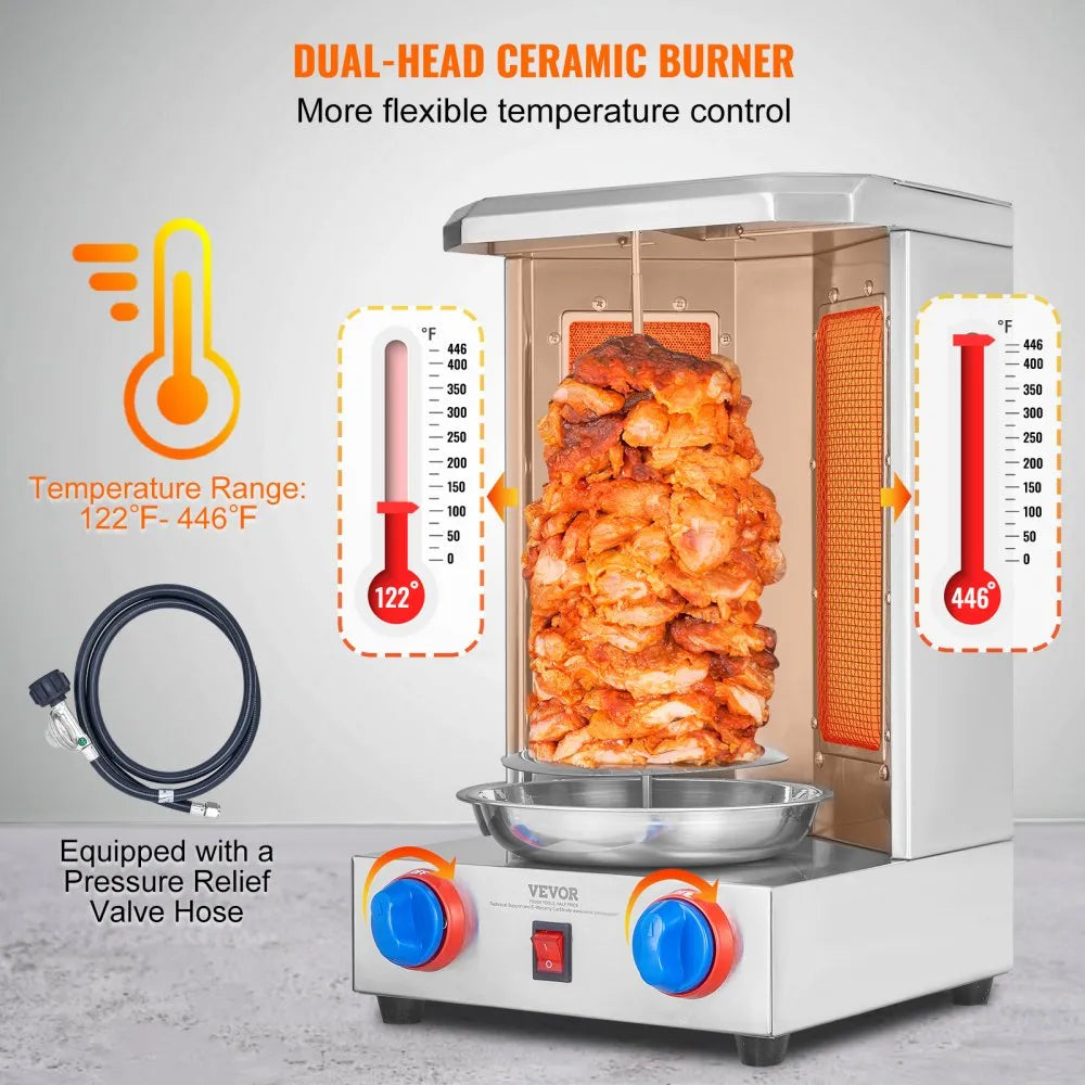 13 lbs Capacity Shawarma Grill Machine