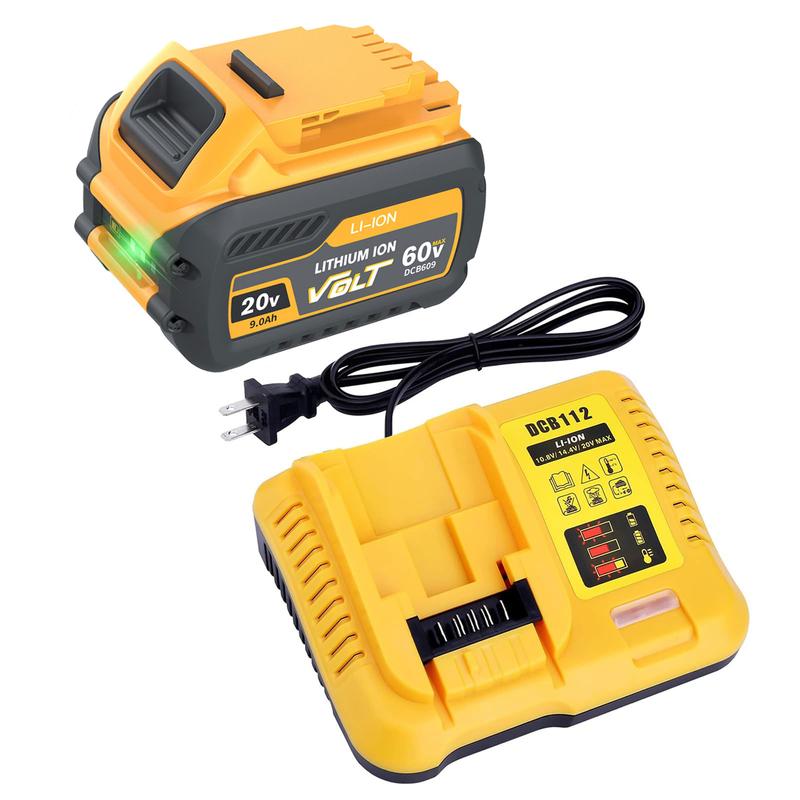 9.0Ah Replacement for 20V 60V Flexvolt Battery Lithium Compatible
