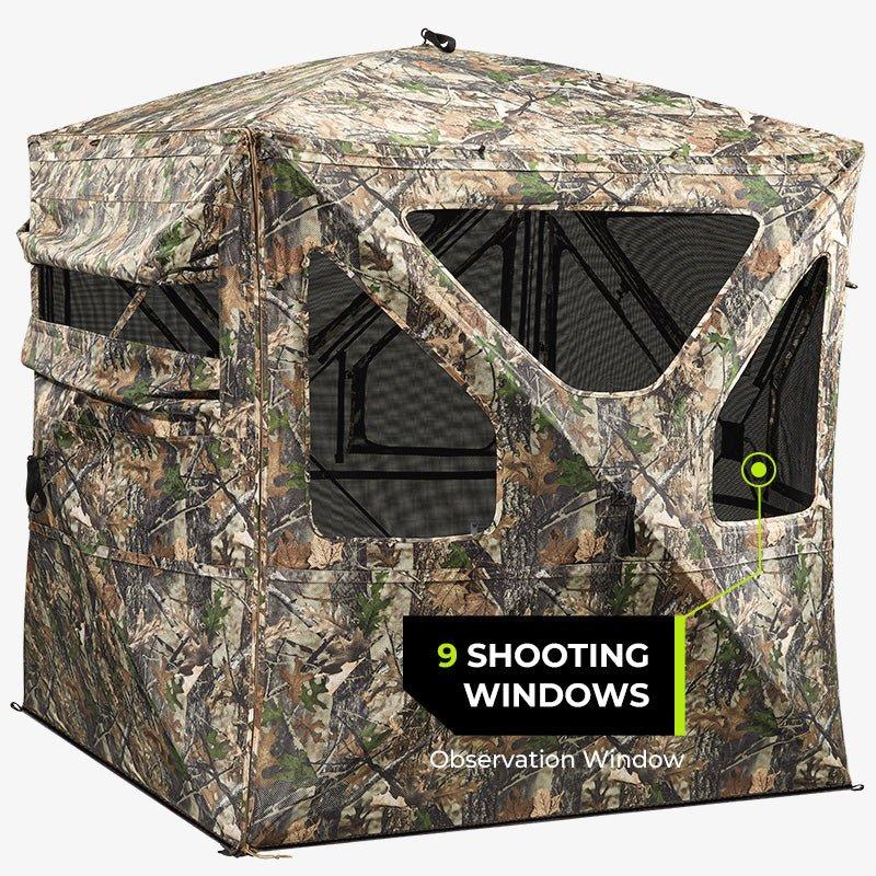 Vis360 See Through Silent 4 Full Panels Deer Hunting Blind