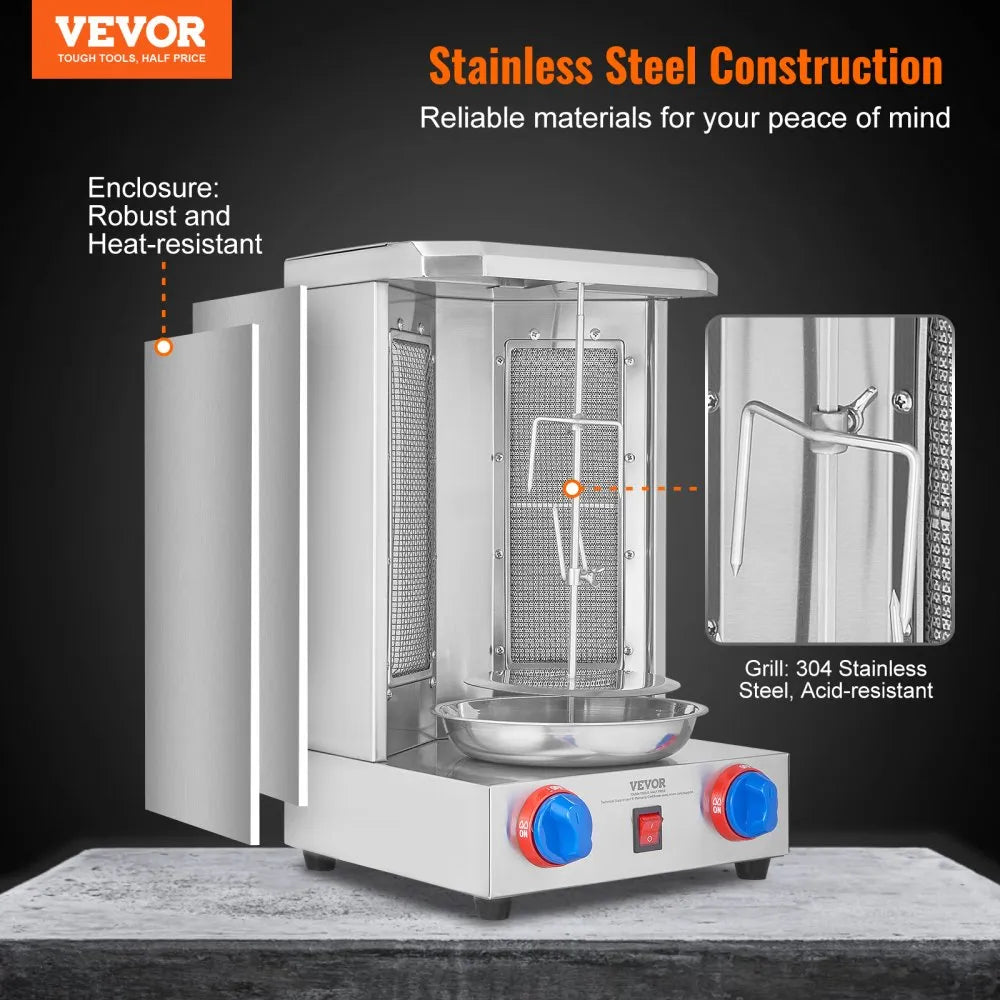 13 lbs Capacity Shawarma Grill Machine