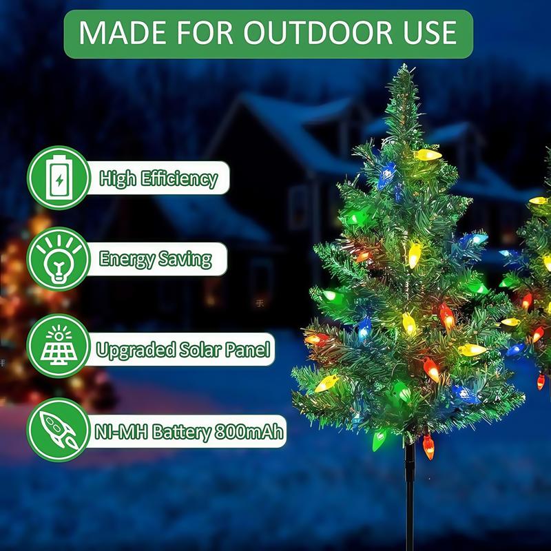 Solar Christmas Tree Lights