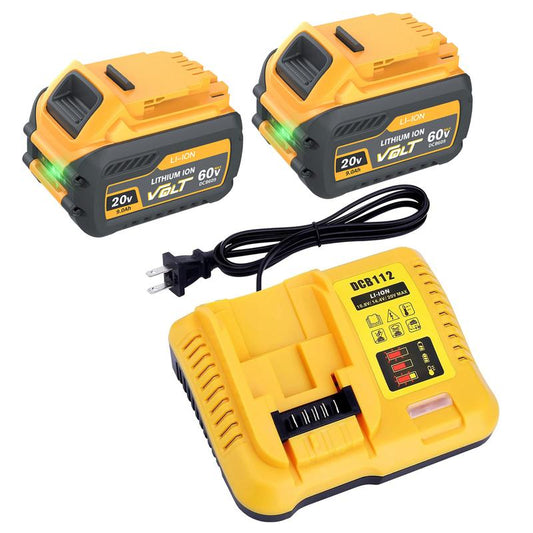 9.0Ah Replacement for 20V 60V Flexvolt Battery Lithium Compatible