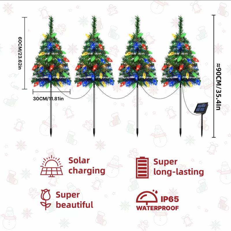 Solar Christmas Tree Lights