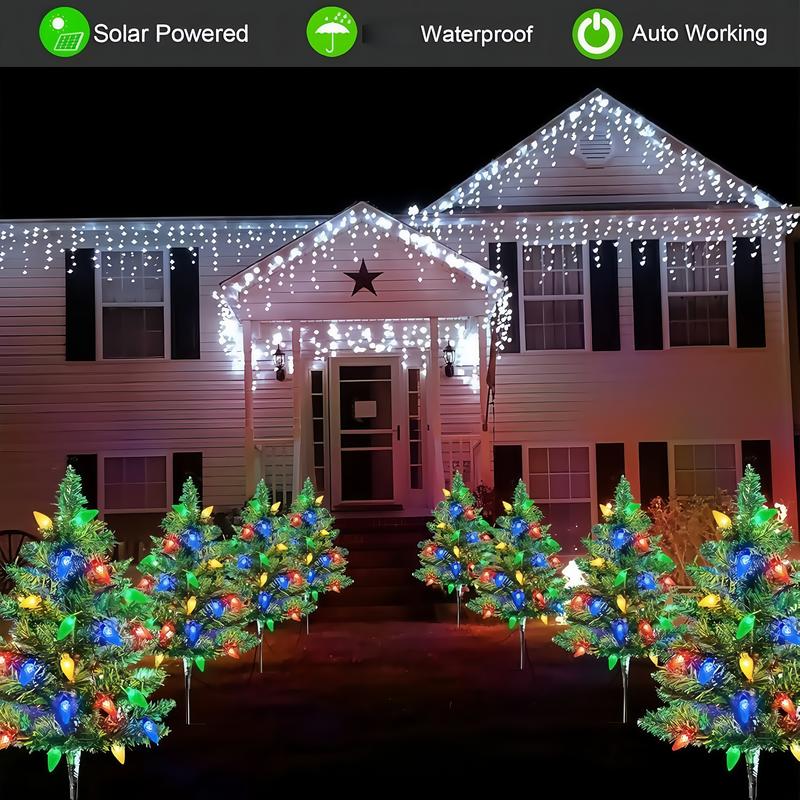 Solar Christmas Tree Lights