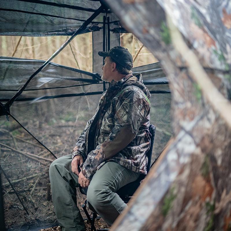 See Through Hunting Blind, 3-4 Person Pop Up Ground Deer Blind Camping Tents